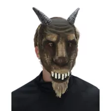Bloody Burlap Goat Half Mask at Spirit Halloween