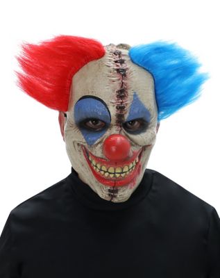 Double Vision Clown Half Mask