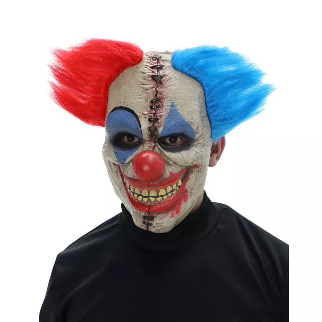 Double Vision Clown Half Mask at Spirit Halloween