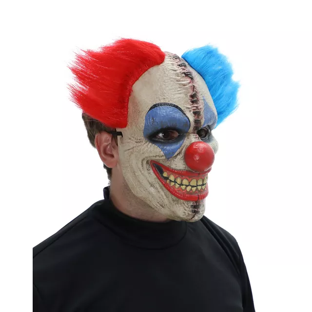 Double Vision Clown Half Mask at Spirit Halloween