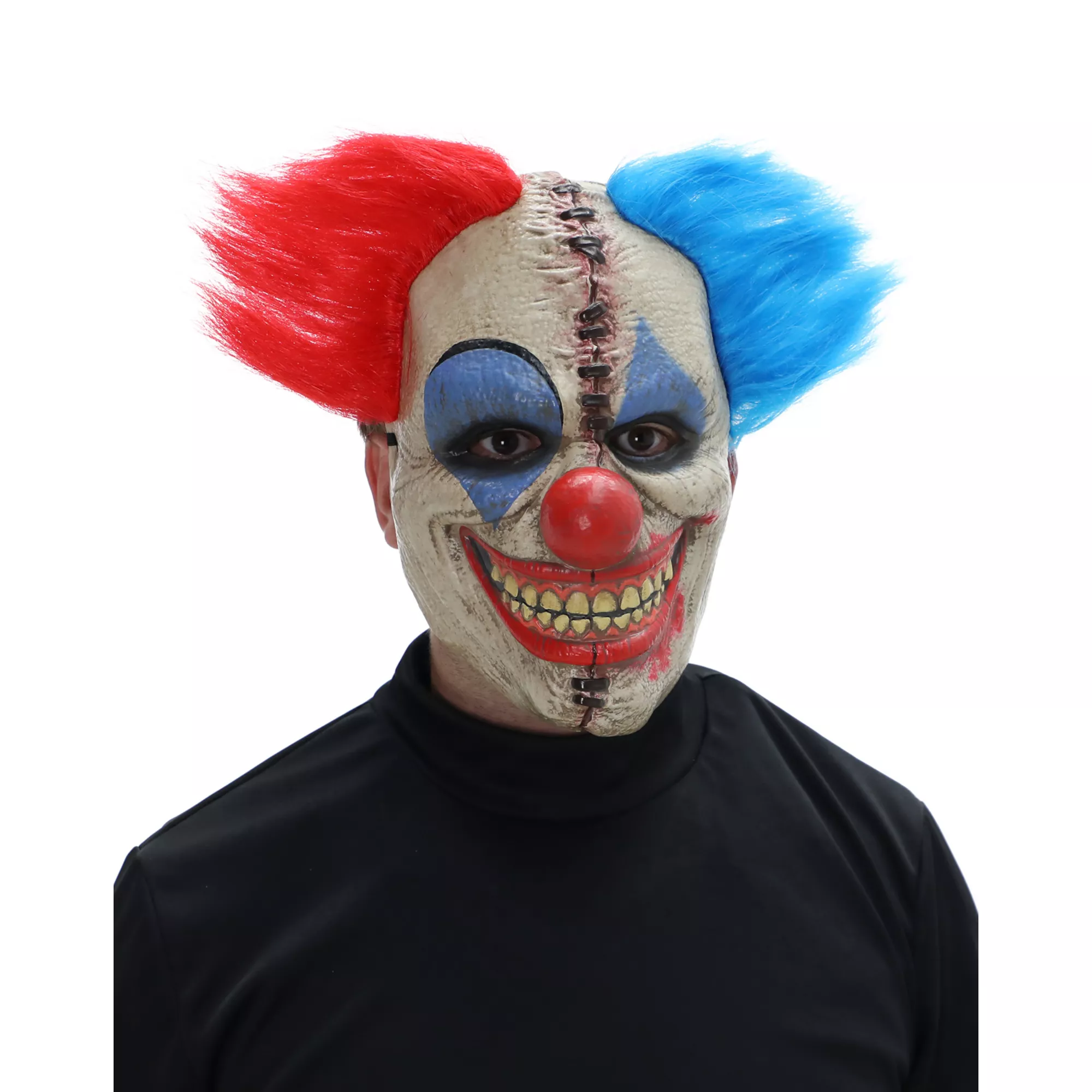 Double Vision Clown Half Mask at Spirit Halloween