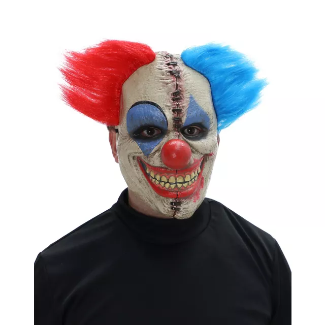 Double Vision Clown Half Mask at Spirit Halloween