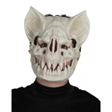 Skeletal Bat Half Mask at Spirit Halloween