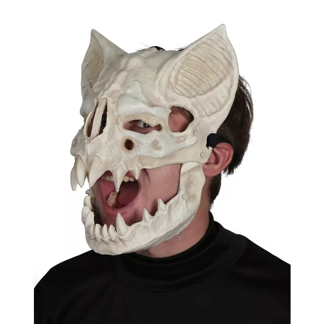 Skeletal Bat Half Mask at Spirit Halloween