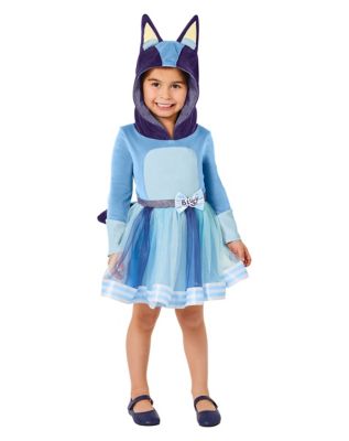 Toddler Bluey Dress Costume