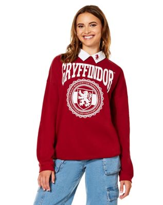 Adult Gryffindor Collared Crewneck - Harry Potter