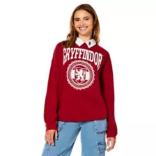 Gryffindor Collared Crewneck - Harry Potter at Spencer's