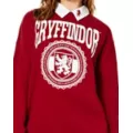 Gryffindor Collared Crewneck - Harry Potter at Spencer's