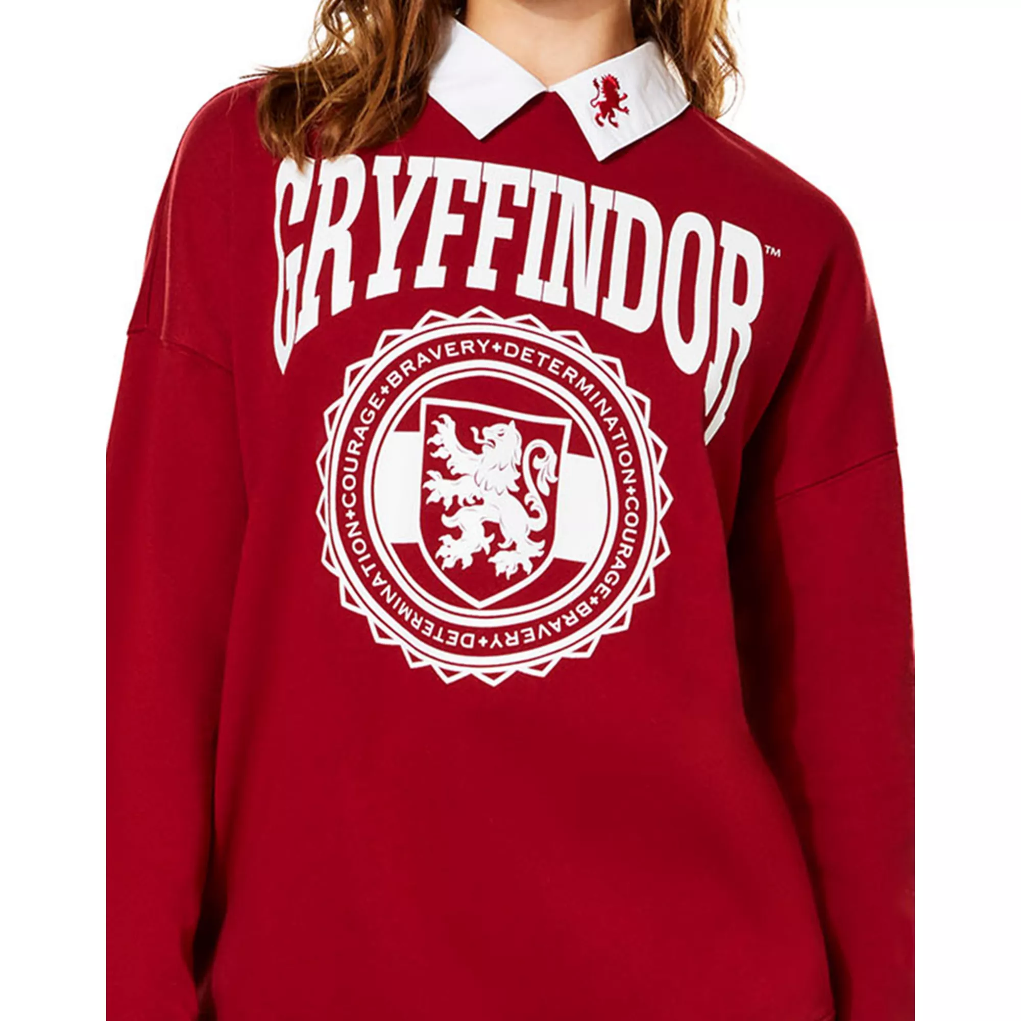 Gryffindor Collared Crewneck - Harry Potter at Spencer's