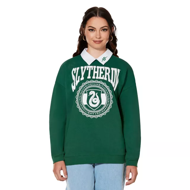 Slytherin Collared Crewneck Harry Potter