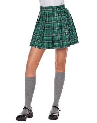 Harry Potter Slytherin Skirt Girls'/Women's Costume, Adult Medium (8-10)