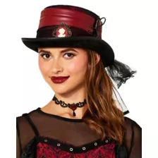 Red Gothic Top Hat at Spirit Halloween