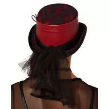 Red Gothic Top Hat at Spirit Halloween
