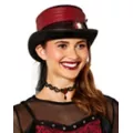 Red Gothic Top Hat at Spirit Halloween