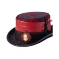 Red Gothic Top Hat at Spirit Halloween