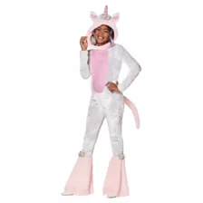 Kids Unicorn Hooded Jumpsuit at Spencer's