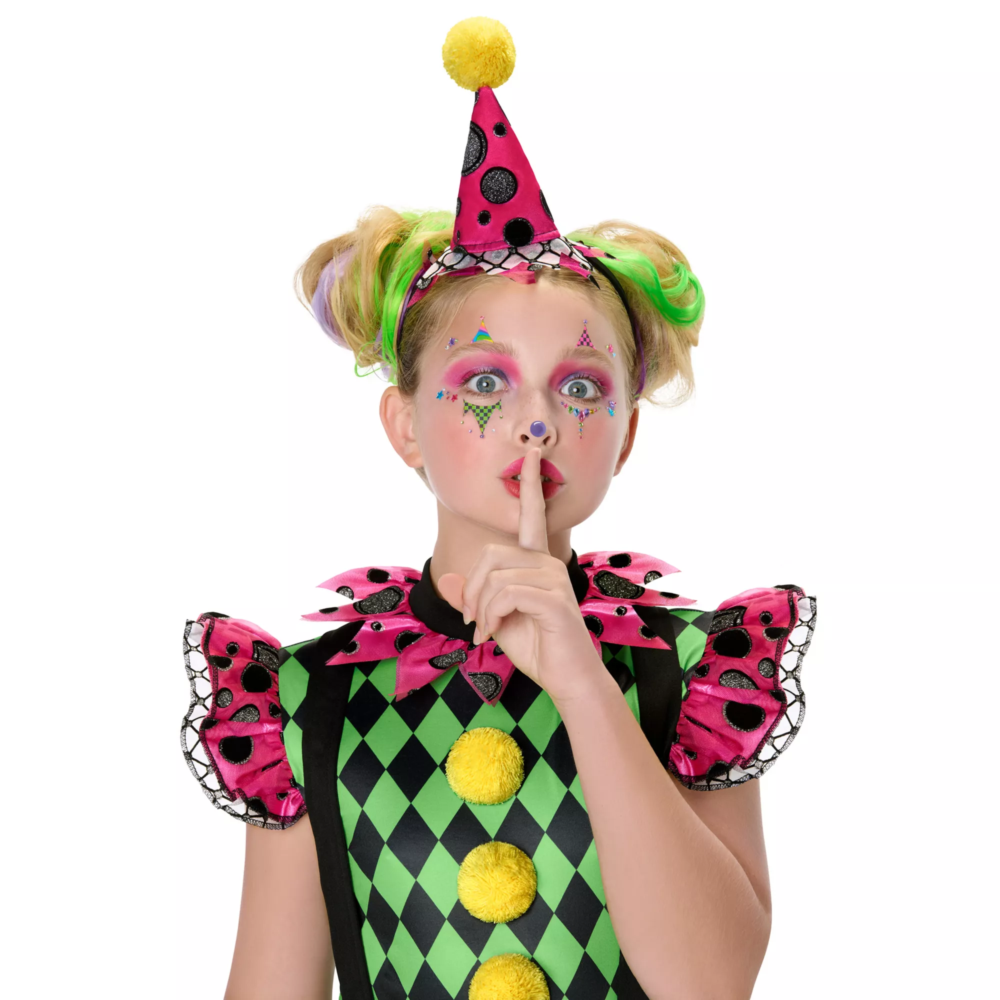 Kids Neon Clown Makeup Kit at Spencer's