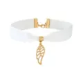Kids White Angel Wing Choker Necklace at Spirit Halloween