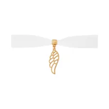 Kids White Angel Wing Choker Necklace at Spirit Halloween