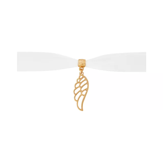 Kids White Angel Wing Choker Necklace at Spirit Halloween