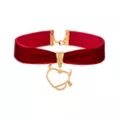 Kids Red Devil Heart Choker Necklace at Spencer's