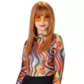 Heat Resistant Copper Wig with Bangs at Spirit Halloween