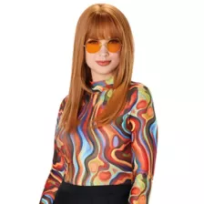 Heat Resistant Copper Wig with Bangs at Spirit Halloween
