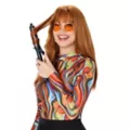 Heat Resistant Copper Wig with Bangs at Spirit Halloween