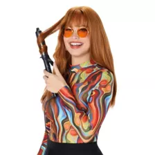 Heat Resistant Copper Wig with Bangs at Spirit Halloween