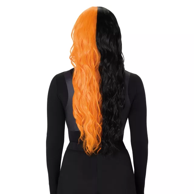 Heat Resistant Black and Orange Split Wig by Spirit Halloween