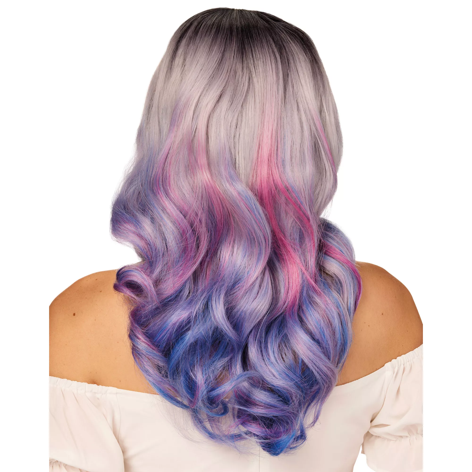 Heat Resistant Cotton Candy Purple Wig at Spirit Halloween