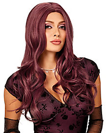 Heat Resistant Dusty Purple Curls Wig