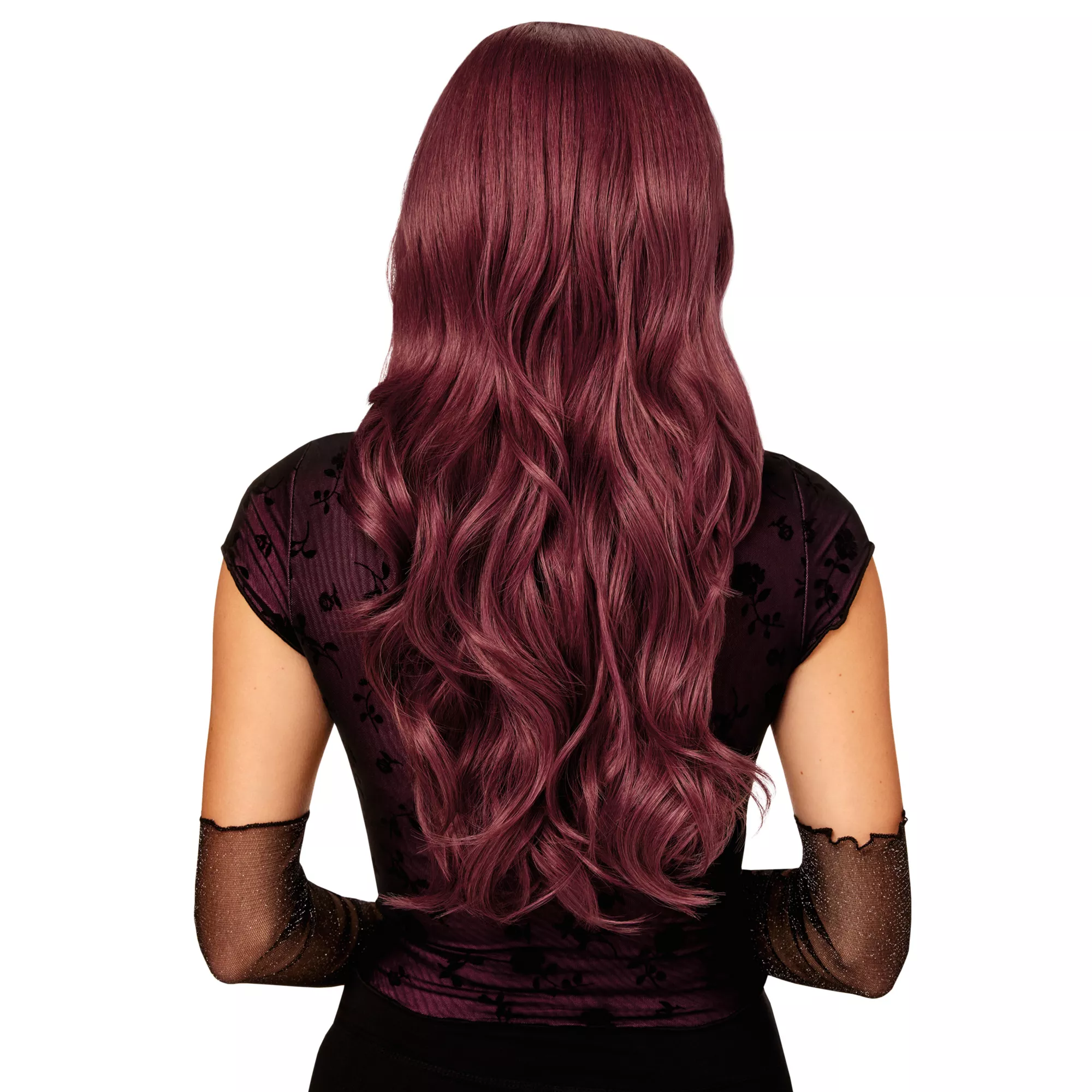 Heat Resistant Dusty Purple Curls Wig at Spirit Halloween