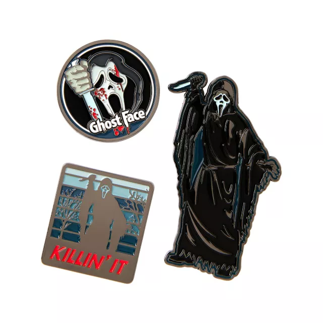 Ghost Face Pin Set - 3 Pack at Spencer's