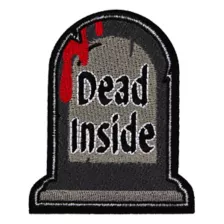 Dead Inside Bloody Patch Set - 4 Pack at Spencer's