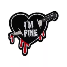 Dead Inside Bloody Patch Set - 4 Pack at Spencer's
