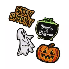 Spooky Halloween Patch Set - 4 Pack at Spencer's