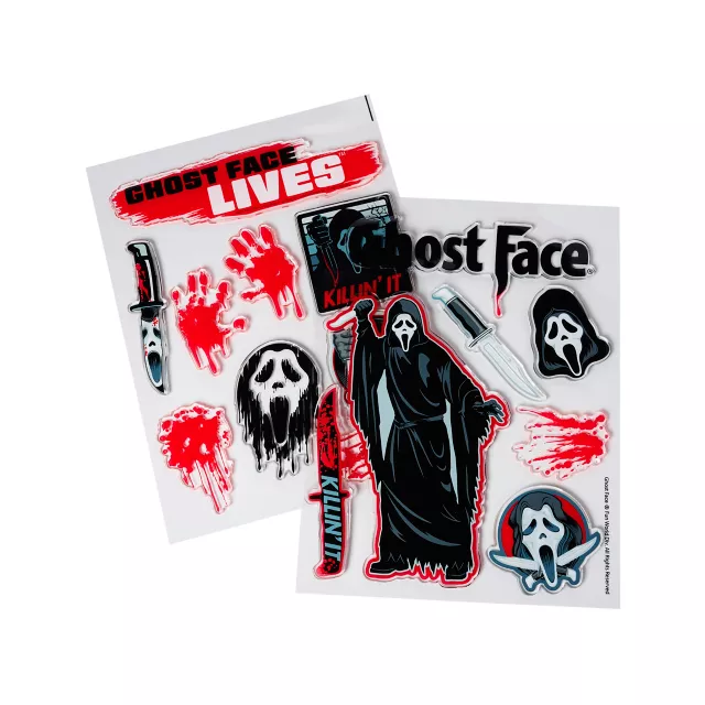 Ghost Face Gel Clings - 2 Pack at Spencer's