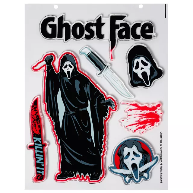 Ghost Face Gel Clings - 2 Pack at Spencer's