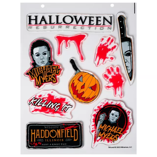 Michael Myers Gel Clings 2 Pack - Halloween at Spencer's
