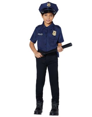 Cop Cutie Police Officer Girl Blue Fancy Dress Up Halloween Child Costume  XL New