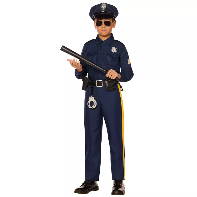 Kids Police Officer Costume - Deluxe - Spirithalloween.com