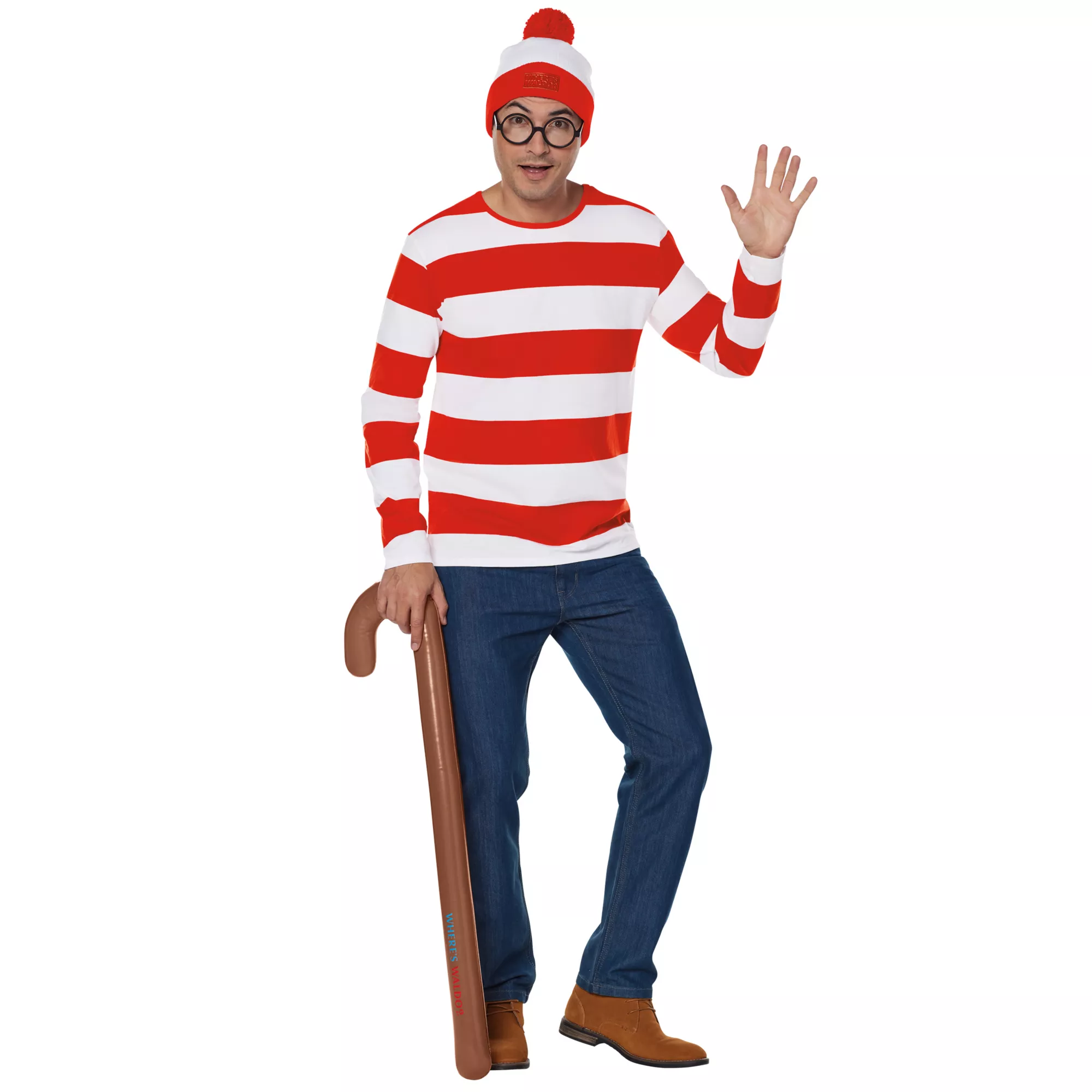 Adult Waldo Costume - Where's Waldo? at Spirit Halloween