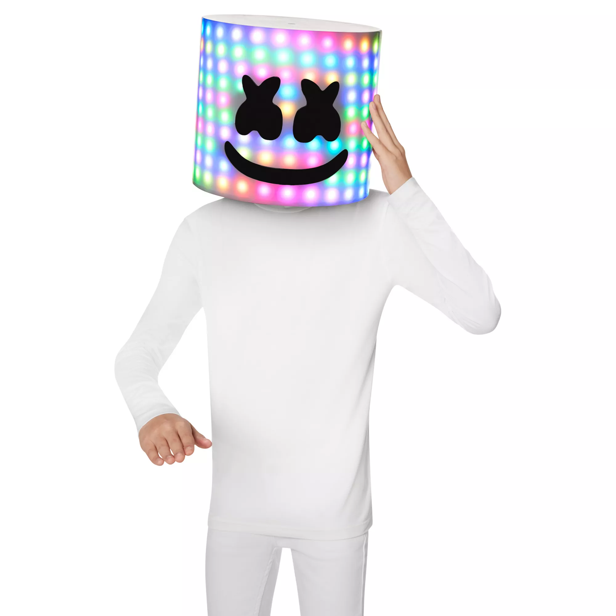 Kids LED Light-Up Marshmello Helmet at Spirit Halloween