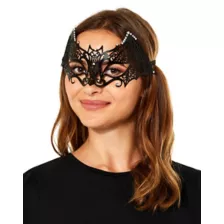 Rhinestone Bat Half Mask at Spirit Halloween