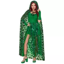 Adult Poison Ivy Cape - DC Villains at Spirit Halloween