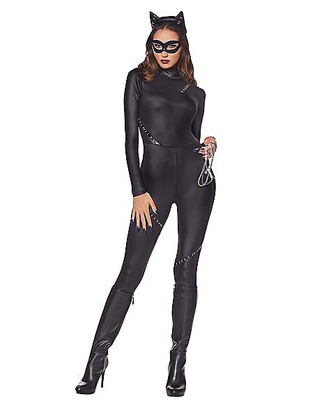 Adult Catwoman Catsuit Costume - DC Villains - Spirithalloween.com