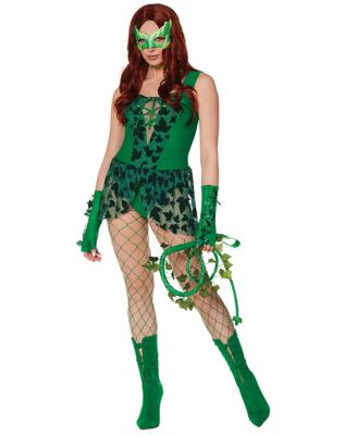 Poison Ivy Bodysuit Costume - DC Villains - Spirithalloween.com