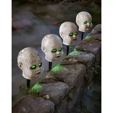 Light-Up LED Cracked Doll Pathway Markers at Spirit Halloween