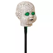 Light-Up LED Cracked Doll Pathway Markers at Spirit Halloween